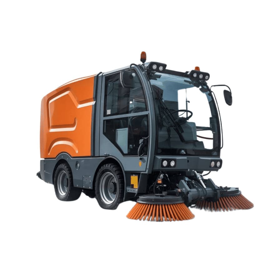 Fregadora industrial con baterias de litio