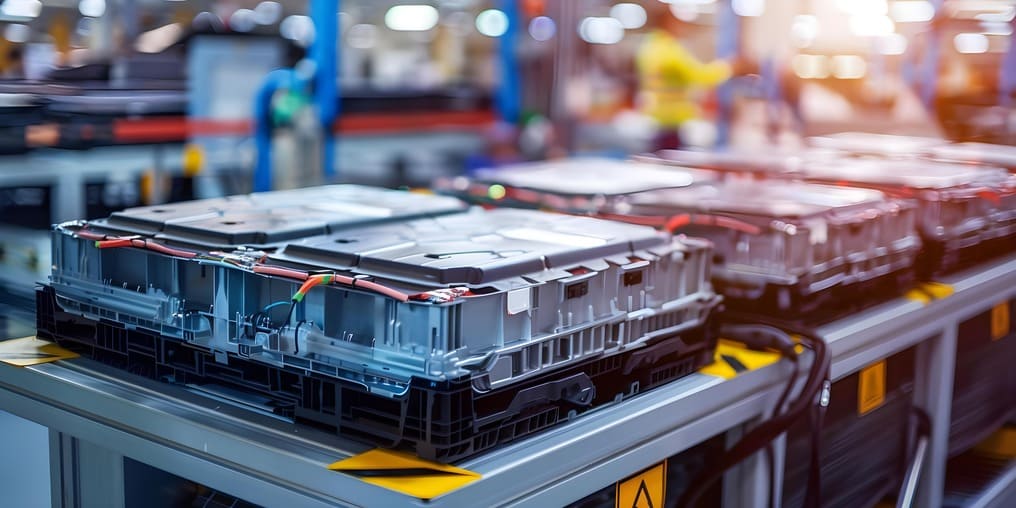 Planta de ensamblado de celdas de litio